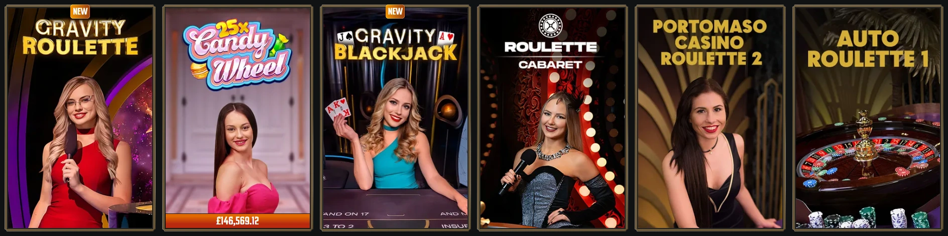 Gransino live casino with 250+ live dealer games
